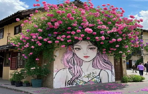 利辛怎么设计网红打卡墙绘