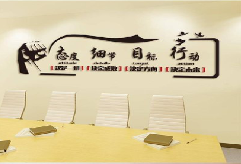 利辛企业文化墙主要展示什么？