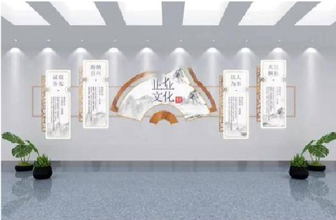 利辛企业文化墙设计的核心要素。