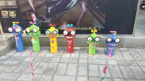 利辛商业区彩绘