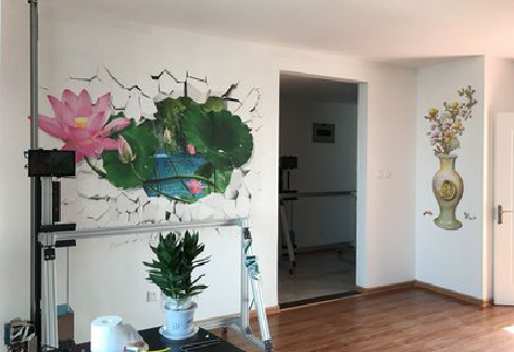 利辛墙体彩绘相比墙纸的优势。