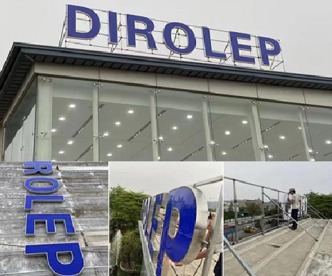 利辛楼顶发光字安装的注意事项。